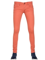 CHEAP MONDAY - JEANS NARROW FIT IN DENIM STRETCH 15CM - ROSSO