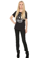 CHEAP MONDAY - PACK OF TWO COTTON EASY T SKULL T-SHIRTS - BLACK/WHITE