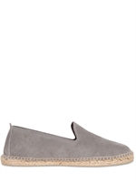 MANEBÌ - ESPADRILLES-LOAFERS AUS WILDLEDER - GRAU