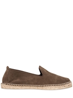MANEBÌ - ESPADRILLES-LOAFERS AUS WILDLEDER - BRAUN