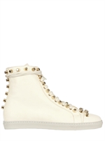 EMMA HOLMES - SNEAKERS ALTE IN PELLE CON BORCHIE - CORDA