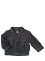 BABY DIOR - COTTON AND LINEN DENIM JACKET - DENIM