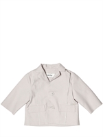 BABY DIOR - STRETCH COTTON JACKET - LIGHT GREY