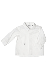 BABY DIOR - COTTON POPLIN SHIRT - WHITE