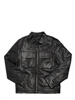 DIOR - SOFT LEATHER BIKER JACKET - BLACK