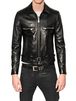 SAINT LAURENT - NAPPA LEATHER JACKET - BLACK