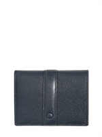 GIORGIO ARMANI - PORTAFOGLIO IN PELLE - BLU SCURO