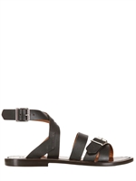 MARNI - 10MM INDIA CALFSKIN SANDALS - BLACK