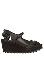 PEDRO GARCIA - ZEPPE SPUNTATE IN PELLE 70MM - NERO