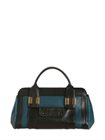 CHLOE' - MINI ALICE GLANZ & NATUR LEDER TASCHE - OCEAN MERMAID