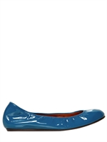 LANVIN - 10MM LACKLEDER BALLERINAS - TÜRKIS