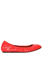 LANVIN - 10MM LACKLEDER BALLERINAS - KORALLE