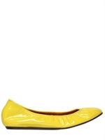 LANVIN - 10MM LACKLEDER BALLERINAS - GELB