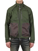 MONCLER R - GIACCA IN TECHNO COTONE - VERDE