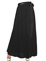 LANVIN - GONNA LUNGA / ABITO IN JERSEY DI VISCOSA - NERO