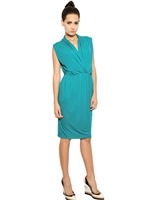 LANVIN - ABITO IN JERSEY DI VISCOSA - VERDE