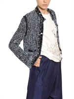 LANVIN - GIACCA IN COTONE BOUCLE - BLU