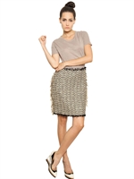 LANVIN - ABITO IN TWEED DI COTONE E LINO - BEIGE