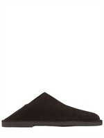ANN DEMEULEMEESTER - MOCASSINI IN CAMOSCIO - NERO