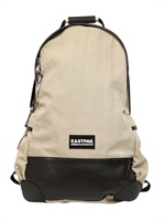 EASTPAK BY KRIS VAN ASSCHE - COTTON CANVAS BACKPACK - BEIGE