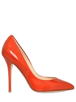 GIUSEPPE ZANOTTI - DECOLLETÈ A PUNTA IN VERNICE 110MM - ARANCIONE