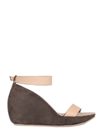 CHLOE' - ZEPPE IN NAPPA E CAMOSCIO 120MM - GREY/NUDE