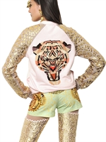MANISH ARORA - FELPA IN COTONE CON INSERTI IN RESINA - MULTICOLORE