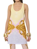 MANISH ARORA - ABITO IN JERSEY DI COTONE - MULTICOLORE