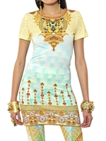 MANISH ARORA - ABITO IN JERSEY DI COTONE - MULTICOLORE