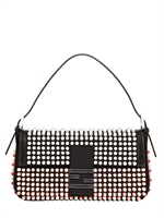 FENDI - BORSA BAGUETTE IN NEOPRENE CON BORCHIE - MULTICOLORE