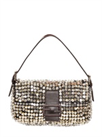 FENDI - BORSA BAGUETTE IN NEOPRENE CON PAILLETTES - MULTICOLORE