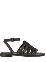GIVENCHY - 10MM TEJUS PRINTED RUBBER FLATS - BLACK