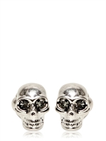 ALEXANDER MCQUEEN - BRASS SKULL CUFFLINKS - SILVER