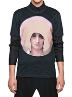 GIVENCHY - MADONNA PRINT JERSEY SLIM FIT T-SHIRT - BLACK