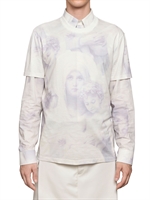 GIVENCHY - MADONNA AND CHILD JERSEY T-SHIRT - IVORY