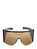 RICK OWENS - OCCHIALI DA SOLE IN CORNO - SMOKED BROWN