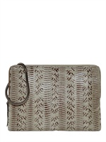 LANVIN - POCHETTE IN SERPENTE - GRIGIO
