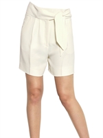 VALENTINO - SILK CADY SHORTS - WHITE