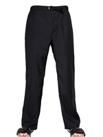 LANVIN - 24CM LIGHTWEIGHT WOOL CANVAS TROUSERS - BLACK