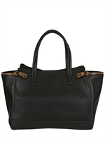 SALVATORE FERRAGAMO - GROßE VERVES TOTE AUS WEICHEM LEDER - SCHWARZ