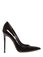 GIANVITO ROSSI - 110MM PATENT LEATHER POINTY PUMPS - BLACK