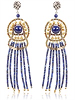 ZIIO - SEDUCTION LAPIS EARRINGS - BLUE