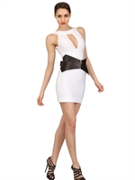 FLEET ILYA - CINTURA A CORSETTO IN PELLE - NERO