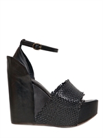 BB BRUNO BORDESE WASHED - ZEPPE IN PELLE E RASO 120MM - NERO
