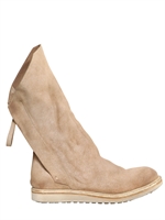 CINZIA ARAIA - SUEDE BIKER BOOTS - BEIGE