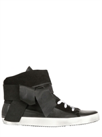 CINZIA ARAIA - SNEAKERS IN PELLE CON LACCIO ALLA CAVIGLIA - NERO