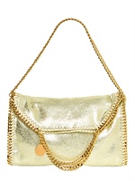 STELLA MCCARTNEY - THREE CHAIN FAUX LEATHER FALABELLA BAG - PLATINUM