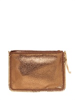 STELLA MCCARTNEY - METALLIC FAUX LEATHER SHOULDER BAG - BRONZE