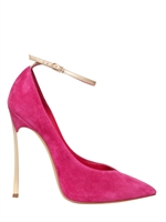 CASADEI - 120MM SUEDE BLADE HEEL PUMPS - FUCHSIA
