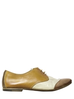 INK SHOES - WASHED TRI COLOR LACE-UP SHOES - MULTI